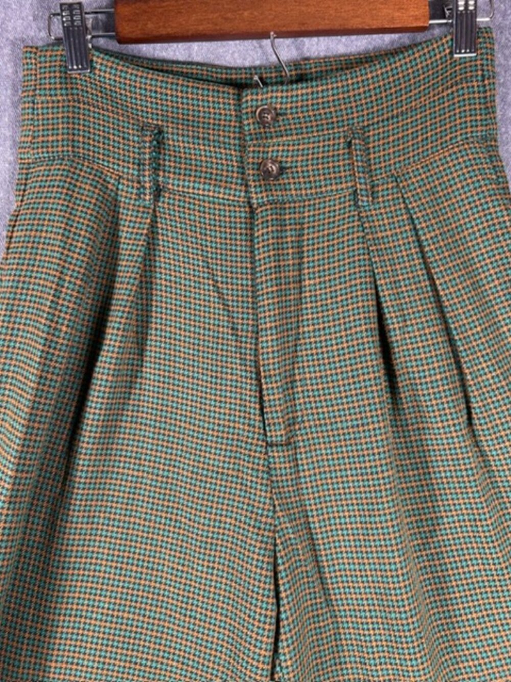 Cider Women’s Sz: Medium Olive Green Hight Waist Wide Leg Dress Pant Trouser - Picture 3 of 7